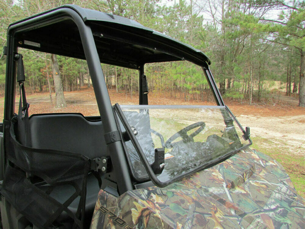 Seizmik 15-23 Polaris Ranger 500/ 570/ EV Mid-Size Windshield Versa-Fold Double-Coated