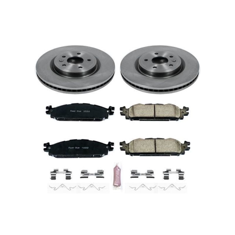 Power Stop 11-19 Ford Explorer Front & Rear Z17 Evolution Geomet Coated Brake Kit