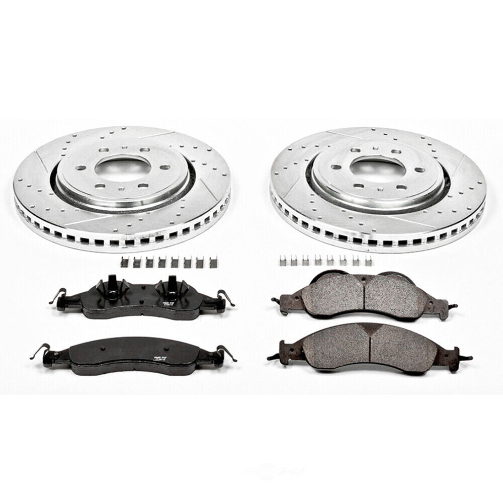 Power Stop 07-09 Ford Expedition Front & Rear Z17 Evolution Geomet Coated Brake Kit