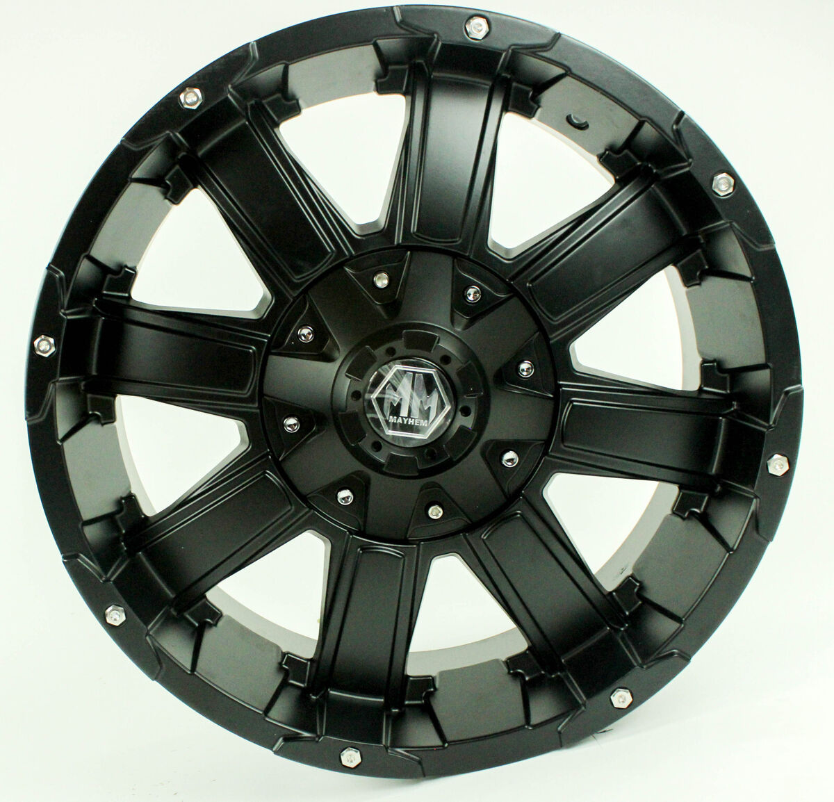 Mayhem 8116 Intrepid 18x9 / 8x170 BP / -12mm Offset / 125.2mm Hub Gloss Black Wheel