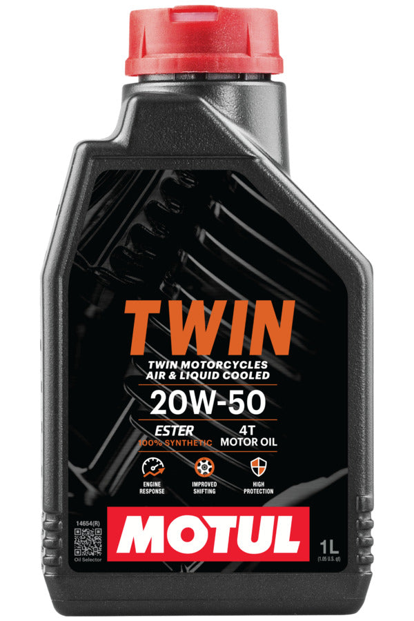 Motul Twin 4T 20W50 Synthetic 12x1 QT