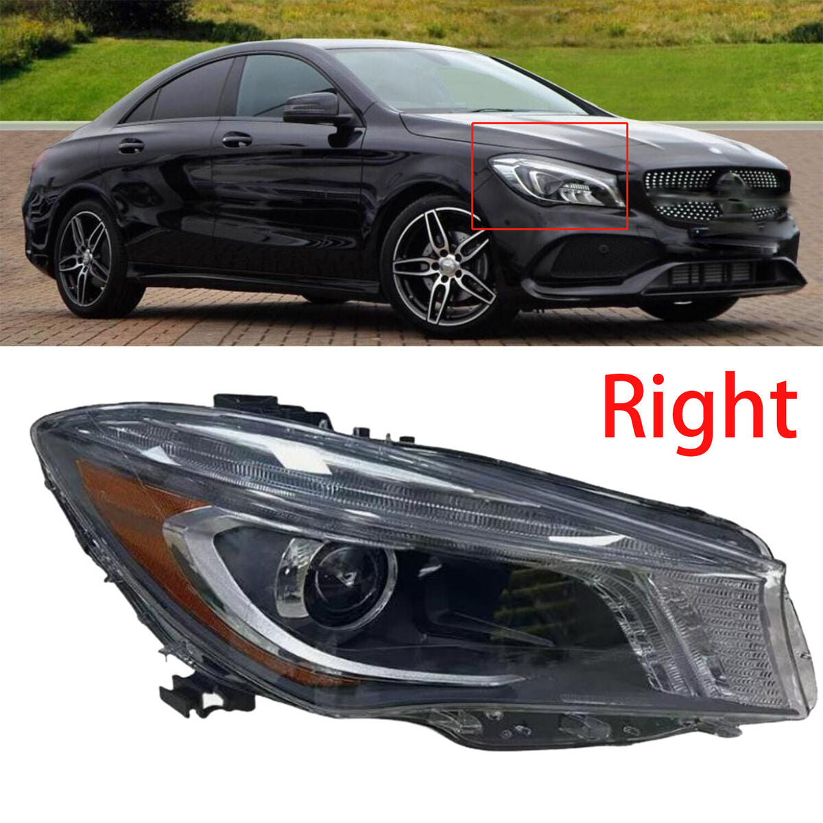 Hella 2016-2019 Mercedes-Benz CLA180 Headlight Assembly