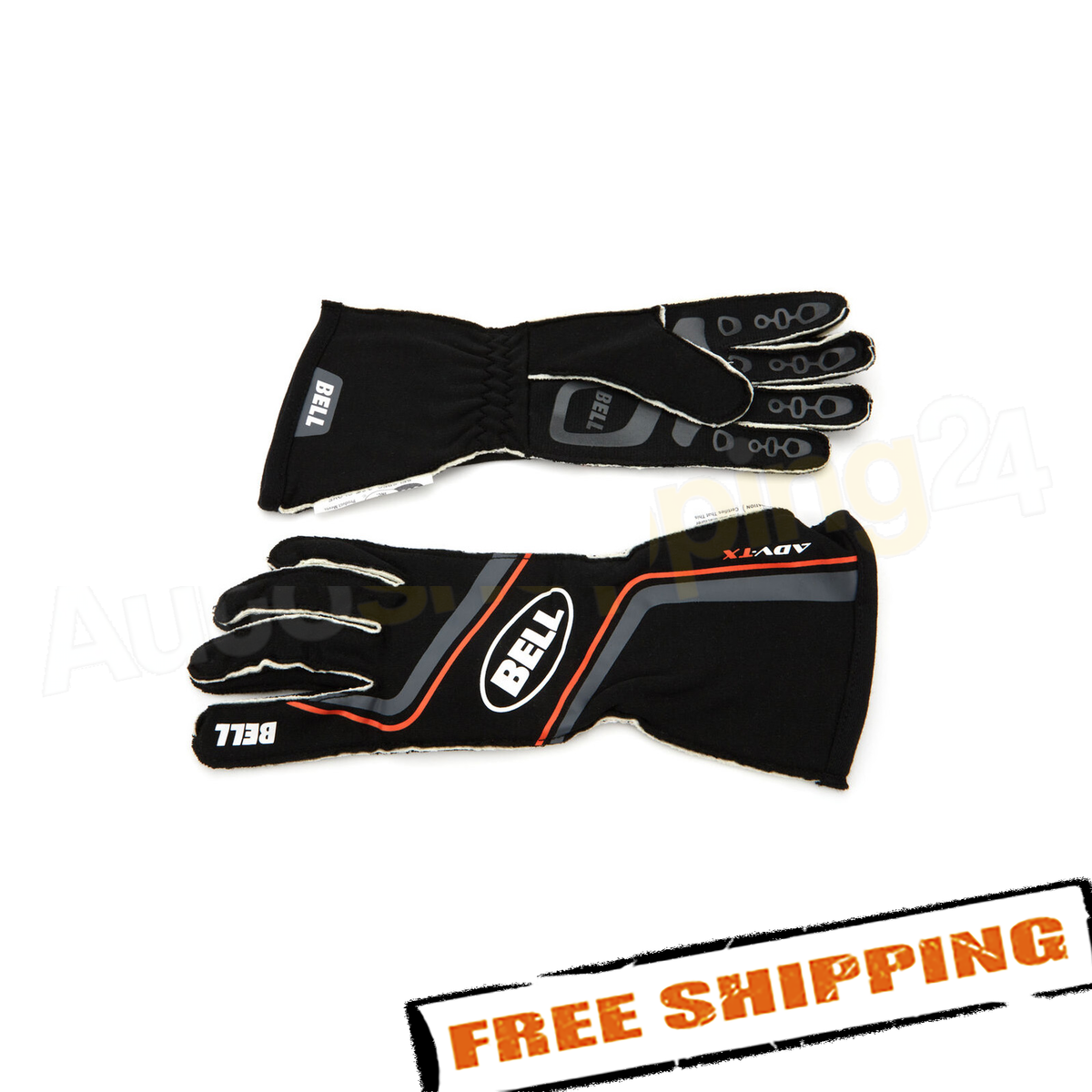 Bell Adv-TX Glove Black/Orange Small Sfi 3.3/5