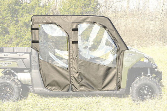 Seizmik 14-19 Polaris 1000 Ranger XP Crew Soft Doors w/ Zippers Kit