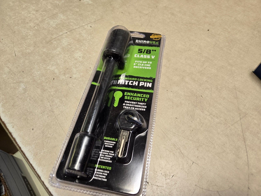 Rhino USA Locking Hitch Pin For 3In Class V Hitch