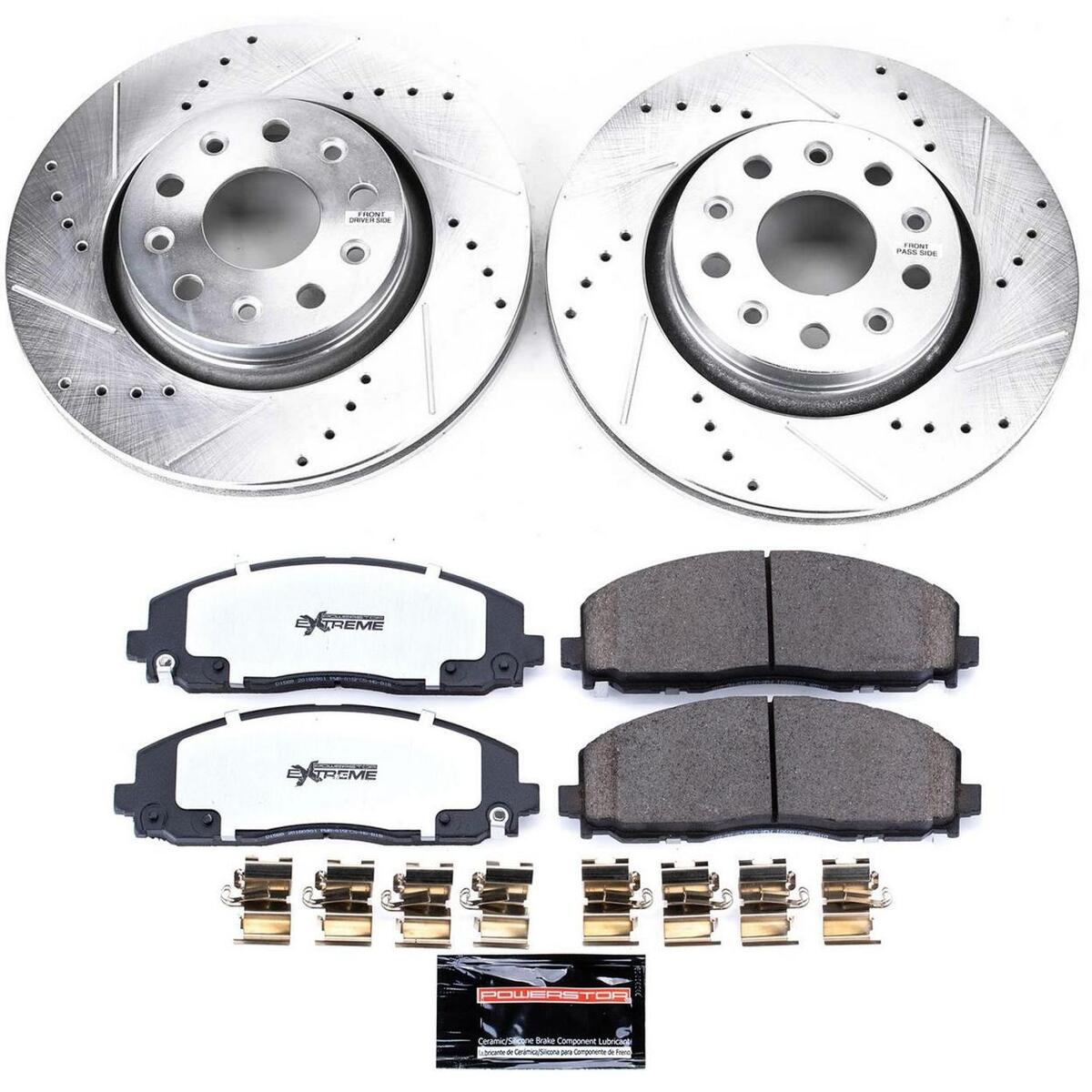 Power Stop 18-19 Jeep Wrangler Front & Rear Z36 Truck & Tow Brake Kit