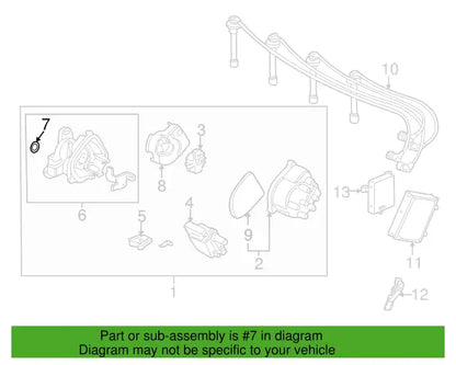 Genuine OEM Honda Distributor (26.4 x 3.1) O-Ring (30110-PA1-732) X1