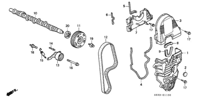 OEM Honda Oil Seal (91213-P2F-A01) X1