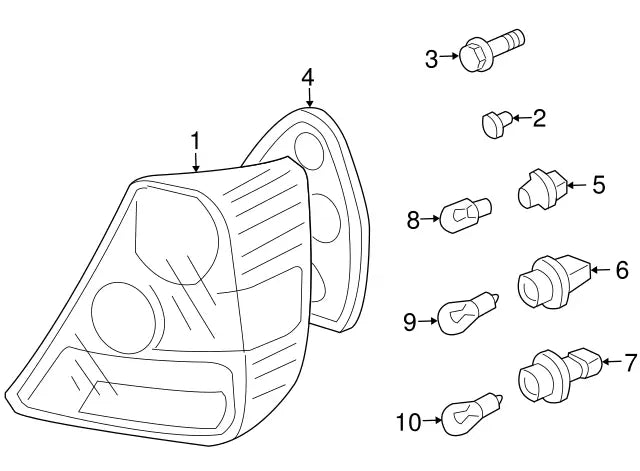 OEM HONDA 2002-2005 Honda Civic - Plug Socket - (33302-ST7-A01) X1