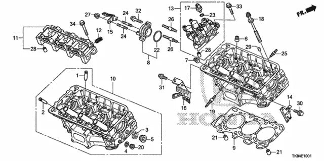 Genuine OEM Honda (48.5X2.4) O-Ring (91301-P8A-A00) X1