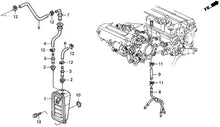 Load image into Gallery viewer, OEM HONDA/ACURA OIL BREATHER BOX O RING REAR OF BLOCK B18 B16 GSR LS SI