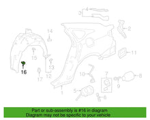 Load image into Gallery viewer, GENUINE OEM HONDA &amp; ACURA (2012-2022) MODELS CLIP INNER FENDER (91501-TR0-003) X1