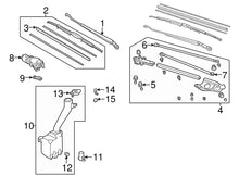 Load image into Gallery viewer, Genuine OEM Honda Nozzle L Windshield Washer (76815-SR0-004) X2