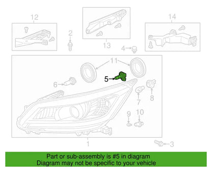 Genuine OEM Honda (H11) (12V 55W) (Koito) Bulb (33165-SAA-003) X1