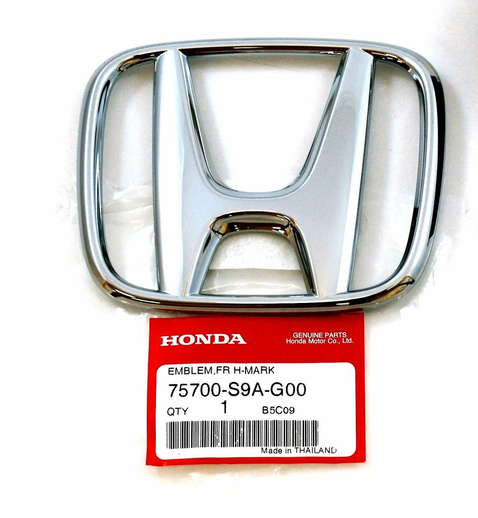 OEM Honda Grille Mounted Chrome Honda H Emblem Nameplate (75700-S9A-G00) X1