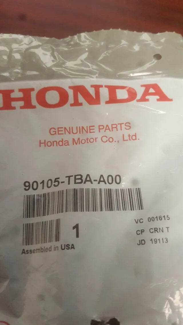 2016-2020 Honda Bolt Cover (Lower) - Honda (90105-TBA-A00) X1