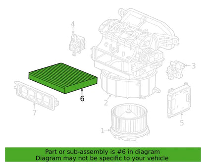 GENUINE OEM HONDA CABIN AIR FILTER CIVIC CR-V HR-V FIT RDX TLX (80292-TBA-A11) X1