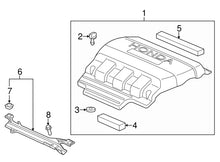 Load image into Gallery viewer, GENUINE OEM HONDA Pilot Odyssey Ridgeline Engine Cover Mounting Locking Stud X2