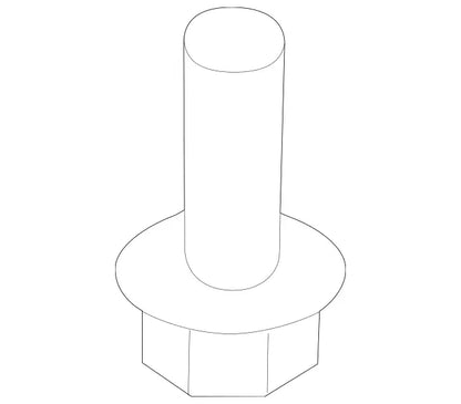 Genuine OEM Honda (4.8MM) Rivet (90853-SZT-G01) X1