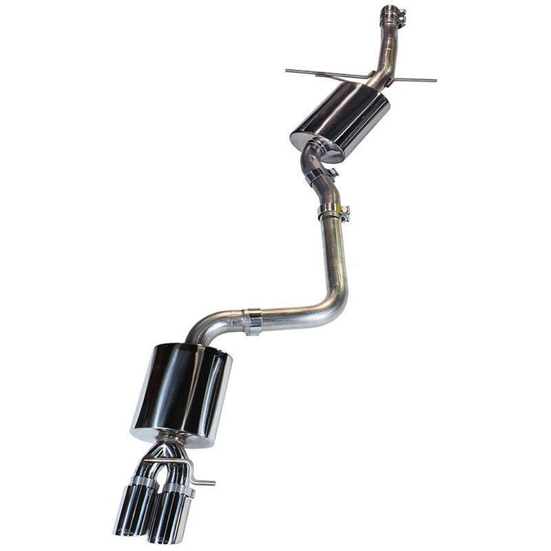 AWE Tuning Audi B8 A4 Touring Edition Exhaust - Single Side Diamond Black Tips