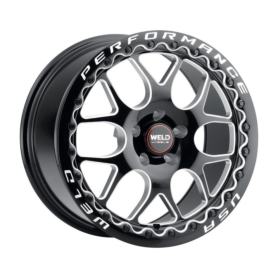 Weld Perf 15in Beadlock Ring A / Gloss BLK MIL