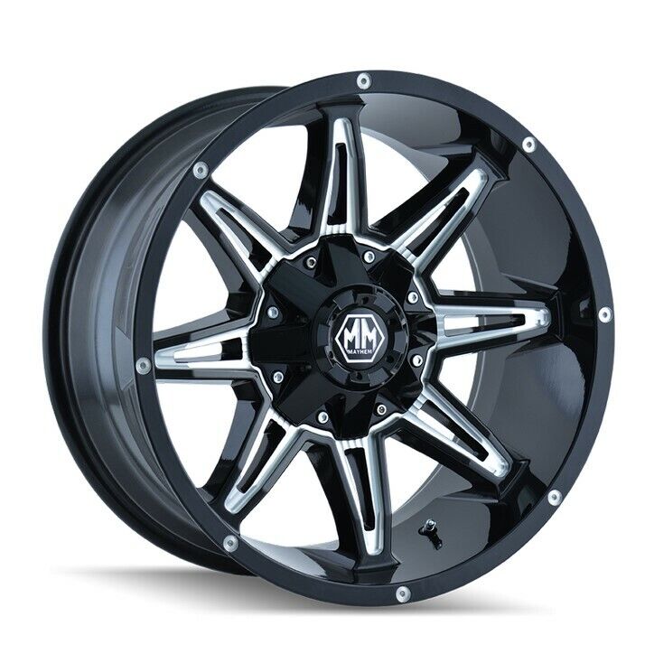 Mayhem 8307 Convoy 17x9 / 6x139.7 BP / -6mm Offset / 106mm Hub Matte Black Wheel
