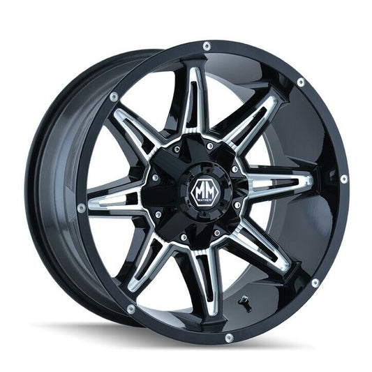 Mayhem 8307 Convoy 17x9 / 6x139.7 BP / -6mm Offset / 106mm Hub Matte Black Wheel