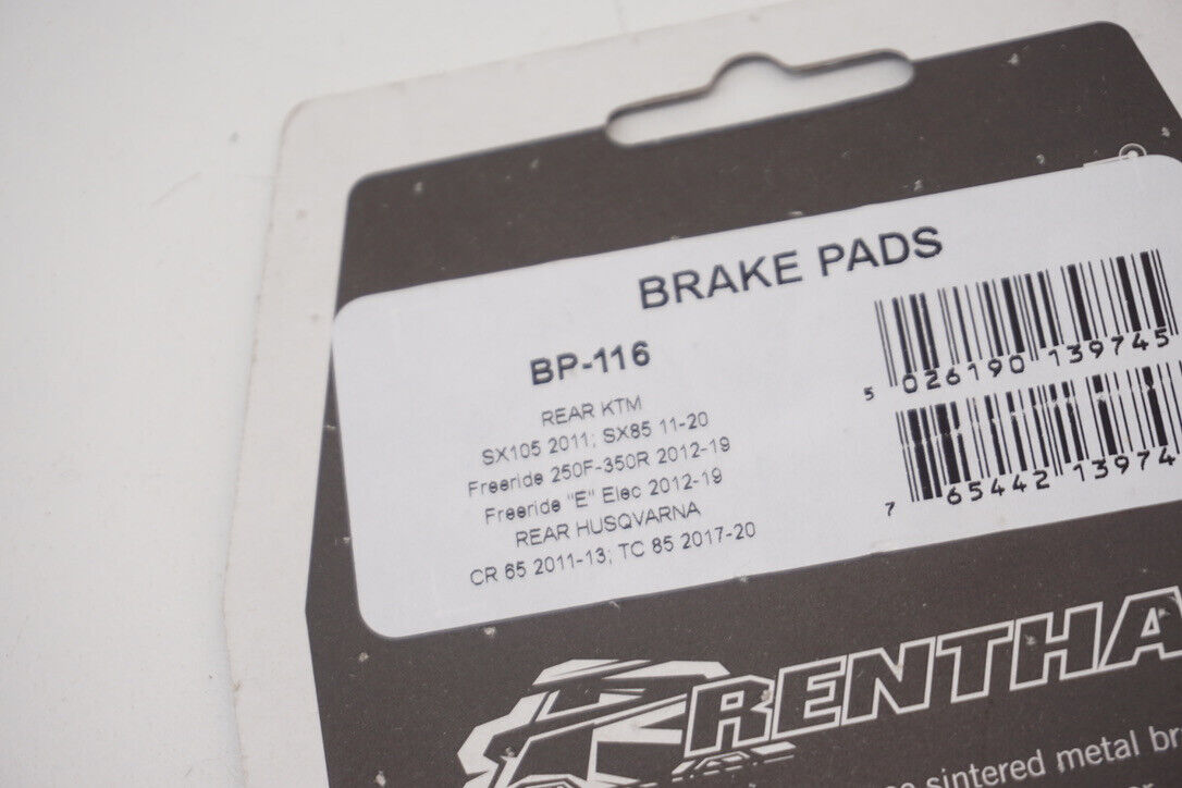 Renthal 11-20 Husqvarna 65 CR/ TC85/ 11-24 KTM 85 SX 250r Freeride Front Works Brake Pads