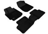 3D MAXpider L1TY04301509 2003-2008 Toyota Matrix Kagu 1st & 2nd Row Floormats - Black