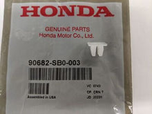 Load image into Gallery viewer, Genuine OEM Honda Screw Grommet (white square) Splash Guard (pack of 10)