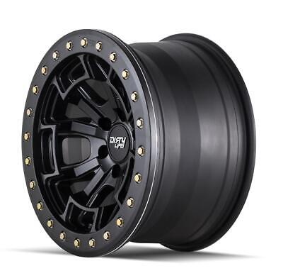 Dirty Life 9303 DT-1 20x9 / 5x139.7 BP / 12mm Offset / 87.1mm Hub Matte Black Wheel- Beadlock