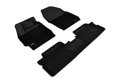 3D MAXpider L1SC00501509 2013-2015 Scion XB Kagu 1st & 2nd Row Floormats - Black