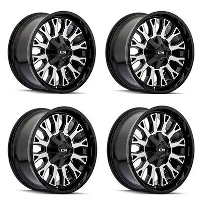ION Type 152 20x9 / 6x139.7 BP / 0mm Offset / 106mm Hub Black/Milled Wheel