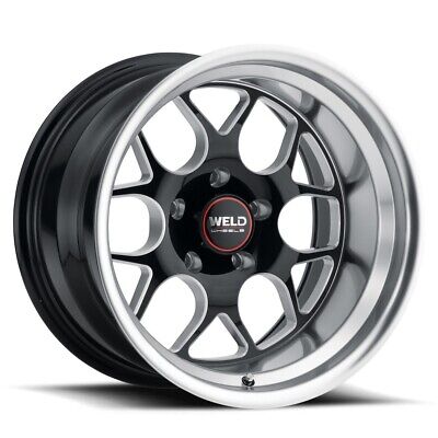 Weld Solana 18x8 / 5x114.3 BP / ET0 / 78.1mm Bore - Gloss Black MIL DIA Wheel