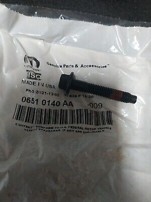 Genuine OEM Mopar Bolt Hex Flange Head (6510140AA) X1