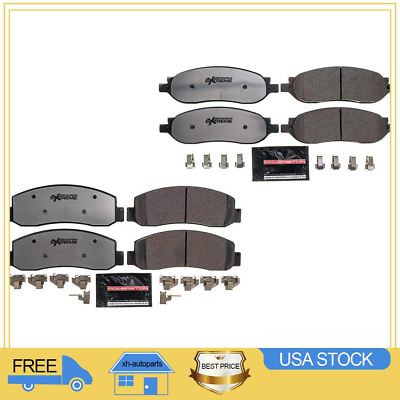 Power Stop 05-07 Ford F-350 Super Duty Front & Rear Z17 Coated Brake Kit