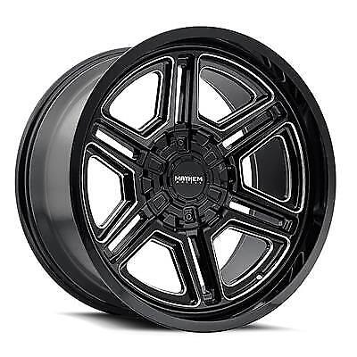 Mayhem 8117 Hermosa 20x10 / 8x170 BP / -25mm Offset / 125.2mm Hub Black/Milled Wheel