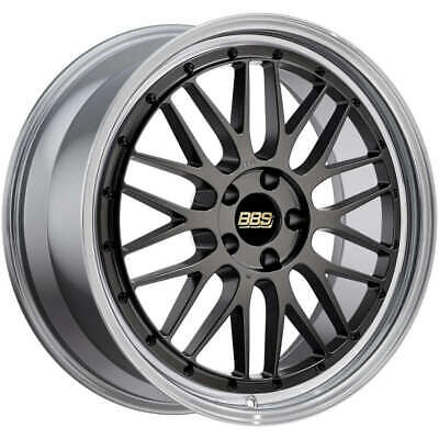 BBS LM 17x7.5 5x114.3 ET38 PFS Gold Center Diamond-Cut Rim Wheel PFS/Clip Req LM076GPK