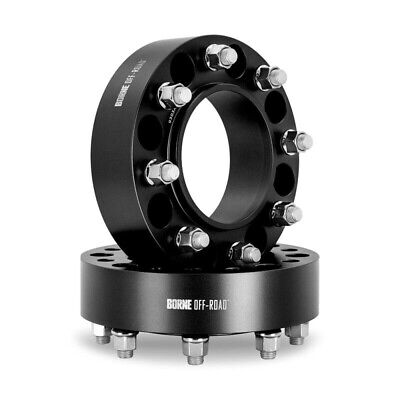 Borne Off-Road Wheel Spacer Adapters - 8x165.1 to 8x180 - 50 - Black