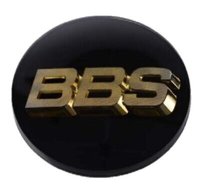 BBS Center Cap 70.6mm Black/White-Gold - 3D HW58071072.4