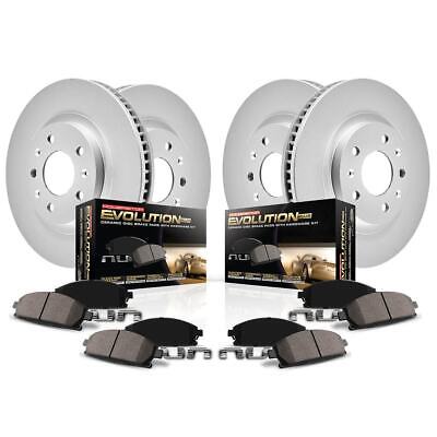 Power Stop 09-10 Pontiac Vibe Front & Rear Z17 Evolution Geomet Coated Brake Kit