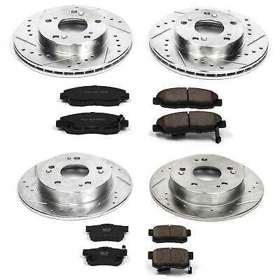 Power Stop 06-11 Honda Civic Coupe Front & Rear Autospecialty Brake Kit