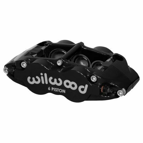 Wilwood Caliper-Narrow Superlite 6R-LH - Black 1.62/1.12/1.12in Pistons 1.25in Disc