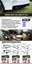 Load image into Gallery viewer, MBRP 2015-2021 Subaru WRX/ WRX STI 2.0L/ 2.5L 3in/2.5in Cat-Back Exhaust, T304 Quad Rear Exit (Race Profile) - S4802304