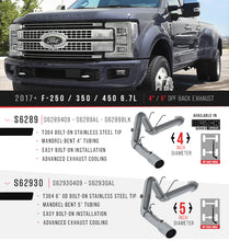 Load image into Gallery viewer, MBRP 2017-2024 Ford F-250/ F-350/ F-450 6.7L 5in DPF Back Single Exit Exhaust - S62930409 MBRP