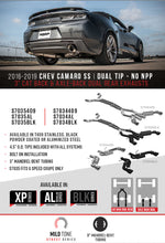 Load image into Gallery viewer, MBRP 2016-2023 Chevrolet Camaro SS 3-INCH AXLE-BACK EXHAUST DUAL REAR EXIT, RACE PROFILE