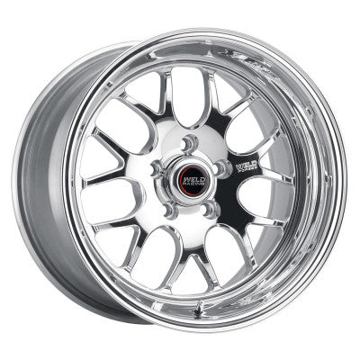 Weld S80 20x9 / 5x127 BP / 5.75in BS (+19 Offset) Black Center - Polished Shell - Non-Beadlock