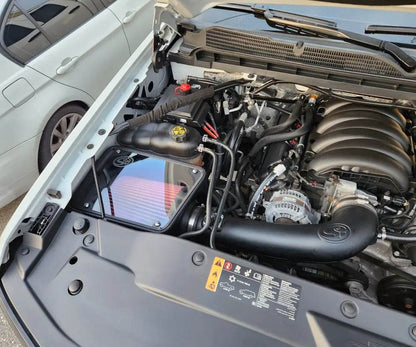 S&B cotton cleanable intake for 5.3L and 6.2L engines