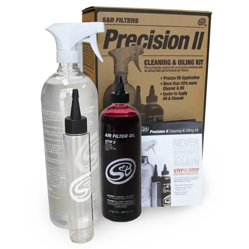 S&B air filter cleaning and oiling kit