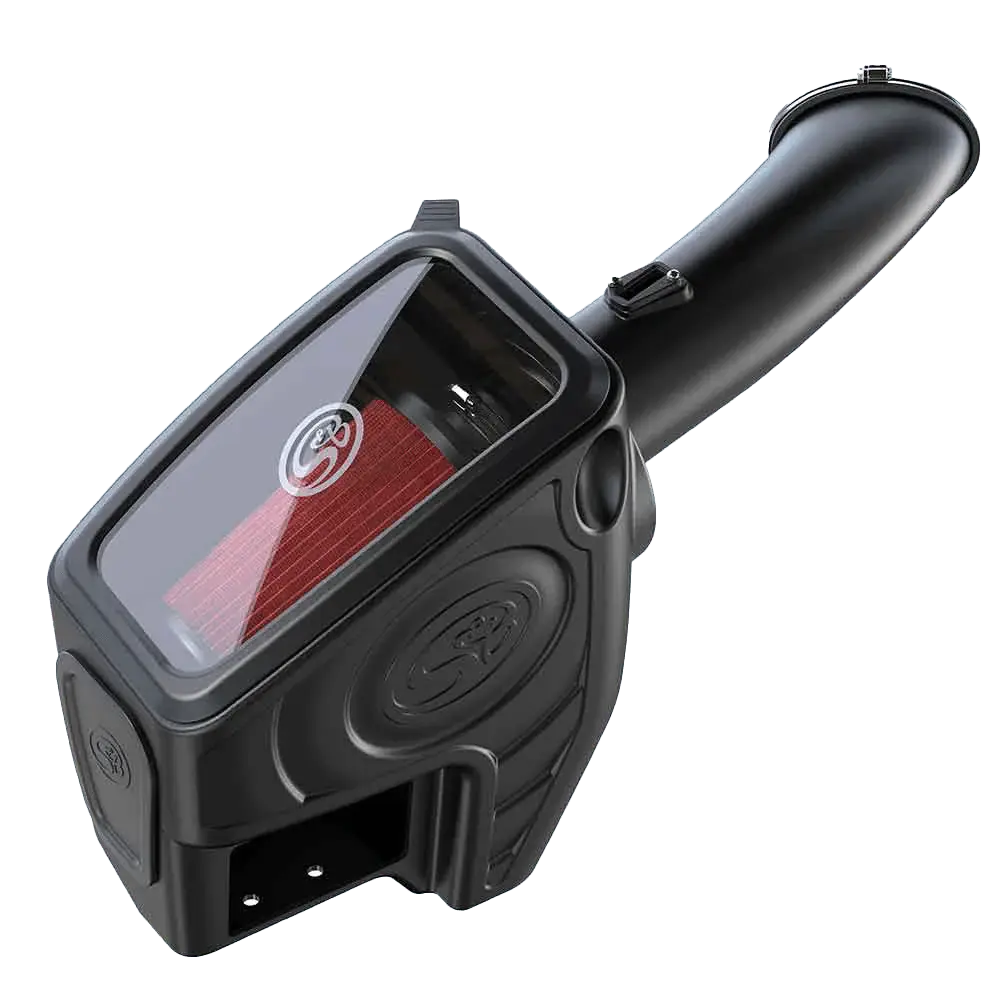 S&B Filters Cold Air Intake For 11-16 Ford F250 F350 6.7L Powerstroke Cotton Cleanable Red - 75-5104 S&B Filters